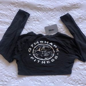 NWT GYMSHARK Legacy Fitness Long Sleeve Crop Top